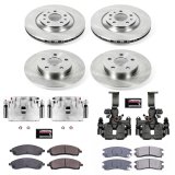 Power Stop 04-05 Pontiac Bonneville Front & Rear Autospecialty Kit w/Cals (Bundled Kit) thumbnail 2