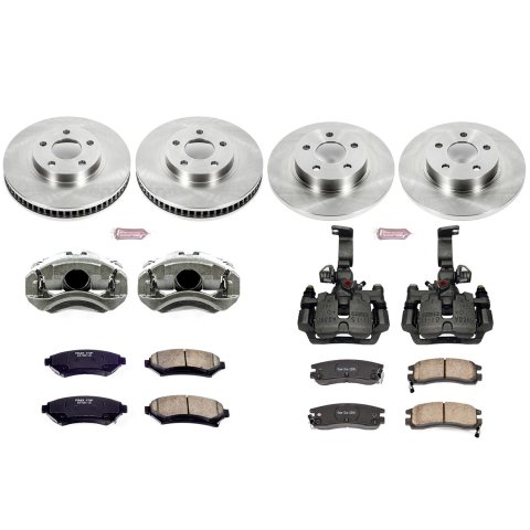 Power Stop 03-05 Buick Park Avenue Front & Rear Autospecialty Brake Kit w/Calipers (1x psbKCOE1566, 1x psbKCOE1542) thumbnail 2