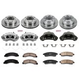 Power Stop 99-00 Ford F-250 Super Duty Front & Rear Autospecialty Kit w/Cals (Bundled Kit) thumbnail 2