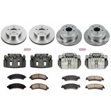 PowerStop Z17 Evolution Plus Stock Replacement Brake Kits with Calipers KCOE2005 Disc Kits, Autospecialty Calipers, Front and Rear, Solid Surface Rotors, Chevy, GMC, Isuzu, Oldsmobile, Kit thumbnail 2
