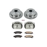 PowerStop Z17 Evolution Plus Stock Replacement Brake Kits with Calipers KCOE2005 Disc Kits, Autospecialty Calipers, Front and Rear, Solid Surface Rotors, Chevy, GMC, Isuzu, Oldsmobile, Kit thumbnail 4