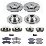 Power Stop 2005 Saab 9-7x Front & Rear Autospecialty Brake Kit w/Calipers (1x psbKCOE2050, 1x psbKCOE2061A) thumbnail 2