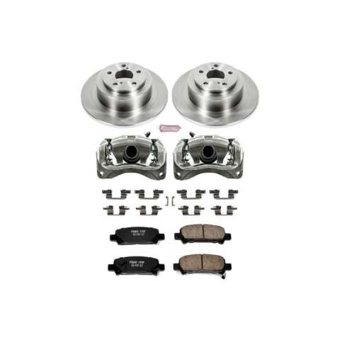 Power Stop 02-04 Subaru Legacy Front & Rear Autospecialty Brake Kit w/Calipers (1x psbKCOE3124, 1x psbKCOE1124)