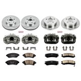 Power Stop 2005 Chevrolet Impala Front & Rear Autospecialty Brake Kit w/Calipers (1x psbKCOE1558, 1x psbKCOE5137) thumbnail 2