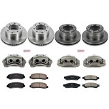 Power Stop 2011 Ford F-350 Super Duty Front & Rear Autospecialty Kit w/Calipers (Bundled Kit) thumbnail 2