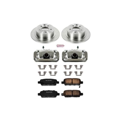 Power Stop 13-18 Nissan Sentra Front & Rear Autospecialty Brake Kit w/Calipers (1x psbKCOE6961, 1x psbKCOE098A) thumbnail 1