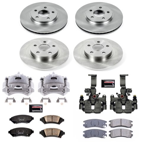 Power Stop 2005 Cadillac DeVille Front & Rear Autospecialty Brake Kit w/Calipers (1x psbKCOE1566, 1x psbKCOE5137) thumbnail 2
