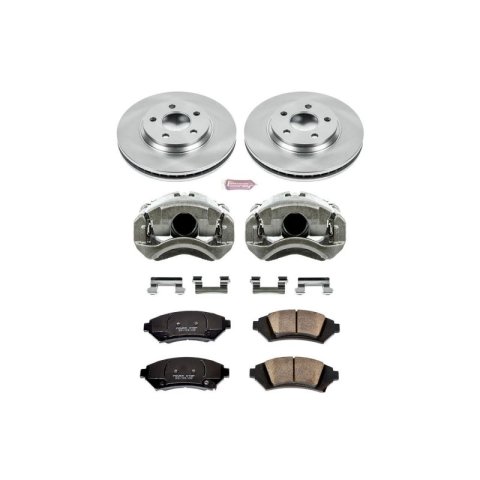 Power Stop 2005 Cadillac DeVille Front & Rear Autospecialty Brake Kit w/Calipers (1x psbKCOE1566, 1x psbKCOE5137) thumbnail 3