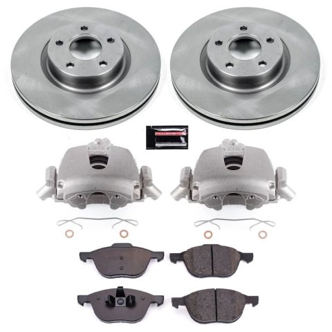 Power Stop 06-13 Volvo C70 Front & Rear Autospecialty Brake Kit w/Calipers (1x psbKCOE4575B, 1x psbKCOE4613) thumbnail 3