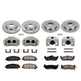 Power Stop 06-07 Infiniti QX56 Front & Rear Autospecialty Kit w/Cals (Bundled Kit) thumbnail 2