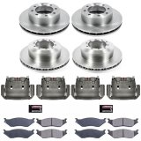 Power Stop 2002 Ford E-550 Econoline Super Duty Front & Rear Autospecialty Kit w/Cals (Bundled Kit) thumbnail 2