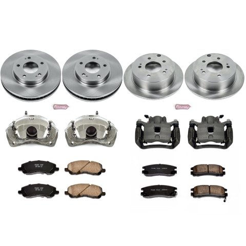 Power Stop 04-12 Mitsubishi Galant Front & Rear Autospecialty Brake Kit w/Calipers (1x psbKCOE155, 1x psbKCOE1678) thumbnail 2