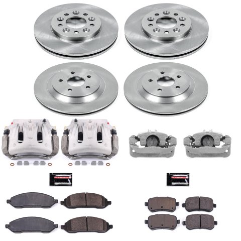 Power Stop 04-07 Ford Freestar Front & Rear Autospecialty Brake Kit w/Calipers (1x psbKCOE3051, 1x psbKCOE3061) thumbnail 2
