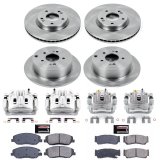 Power Stop 07-09 Hyundai Santa Fe Front & Rear Autospecialty Kit w/Cals (Bundled Kit) thumbnail 2