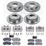 Power Stop 2002 Honda Passport Front & Rear Autospecialty Brake Kit w/Calipers (1x psbKCOE5259A, 1x psbKCOE5029) thumbnail 2