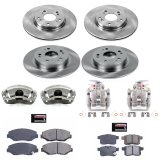 Power Stop 13-17 Honda Accord Front & Rear Autospecialty Brake Kit w/Calipers (1x psbKCOE5368A, 1x psbKCOE6490) thumbnail 2