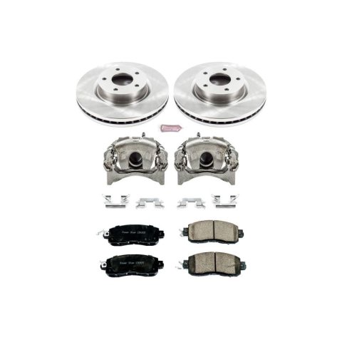 Power Stop 13-18 Nissan Altima Front & Rear Autospecialty Brake Kit w/Calipers (1x psbKCOE6494, 1x psbKCOE098) thumbnail 1