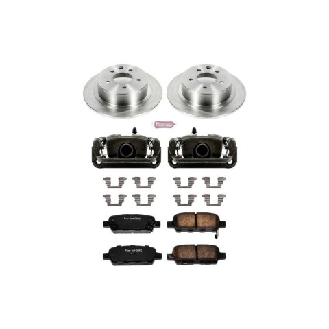 Power Stop 13-18 Nissan Altima Front & Rear Autospecialty Brake Kit w/Calipers (1x psbKCOE6494, 1x psbKCOE098) thumbnail 2