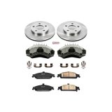 PowerStop Z17 Evolution Plus Stock Replacement Brake Kits with Calipers for 1999-2004 ALERO, 1999-2005 GRAND AM - KCOE1552 Disc Kit, Replacement, Front and Rear, Solid Surface, Oldsmobile, Pontiac, Kit thumbnail 4