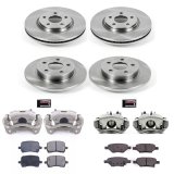 Power Stop 09-10 Pontiac G5 Front & Rear Autospecialty Brake Kit w/Calipers (1x psbKCOE1616, 1x psbKCOE1614B) thumbnail 2