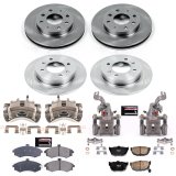 Power Stop 03-05 Hyundai Elantra Front & Rear Autospecialty Brake Kit w/Calipers (1x psbKCOE1093A, 1x psbKCOE3106) thumbnail 2