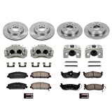 Power Stop 08-10 Infiniti QX56 Front & Rear Autospecialty Kit w/Cals (Bundled Kit) thumbnail 2