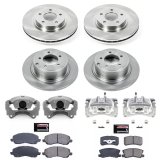 Power Stop 08-16 Mitsubishi Lancer Front & Rear Autospecialty Brake Kit w/Calipers (1x psbKCOE3032A, 1x psbKCOE1630A) thumbnail 2
