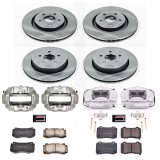 Power Stop 06-10 Jeep Grand Cherokee Front & Rear Autospecialty Kit w/Cals (Bundled Kit) thumbnail 2