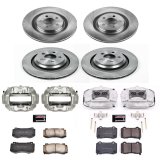PowerStop Z17 Evolution Plus Stock Replacement Brake Kits with Calipers KCOE4023 Disc Kits, Autospecialty Kits, Front and Rear, Solid Surface Rotors, Aluminum Calipers, Chrysler, Dodge, Kit thumbnail 2