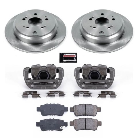 Power Stop 05-10 Honda Odyssey Front & Rear Autospecialty Brake Kit w/Calipers (1x psbKCOE2435, 1x psbKCOE4604) thumbnail 3