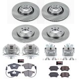 Power Stop 05-09 Audi A4 Front & Rear Autospecialty Kit w/Cals (Bundled Kit) thumbnail 2