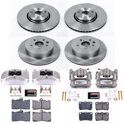 Power Stop 07-11 Lexus GS350 Front & Rear Autospecialty Kit w/Cals (Bundled Kit) thumbnail 2