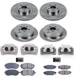 Power Stop 06-09 Subaru Legacy Front & Rear Autospecialty Brake Kit w/Calipers (1x psbKCOE4632A, 1x psbKCOE3038A) thumbnail 2
