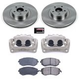 Power Stop 06-09 Subaru Legacy Front & Rear Autospecialty Brake Kit w/Calipers (1x psbKCOE4632A, 1x psbKCOE3038A) thumbnail 3