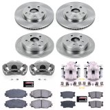 Power Stop 11-16 Toyota RAV4 Front & Rear Autospecialty Brake Kit w/Calipers (1x psbKCOE258A, 1x psbKCOE4671A) thumbnail 2