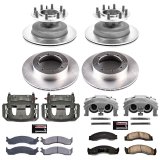 Power Stop 01-02 Ford E-450 Econoline Super Duty Front & Rear Autospecialty Kit w/Calipers (Bundled Kit) thumbnail 2