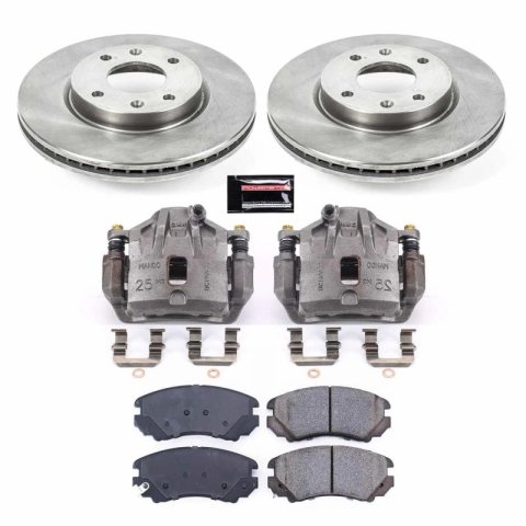 Power Stop 03-05 Hyundai Sonata Front & Rear Autospecialty Brake Kit w/Calipers (1x psbKCOE5290A, 1x psbKCOE5212) thumbnail 4