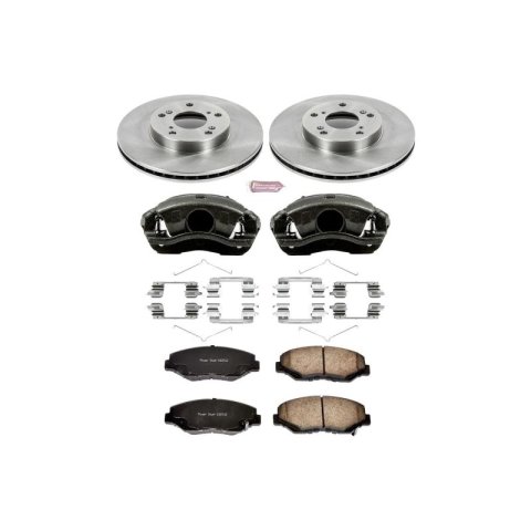 Power Stop 03-11 Honda Element Front & Rear Autospecialty Brake Kit w/Calipers (1x psbKCOE1043, 1x psbKCOE2434) thumbnail 3