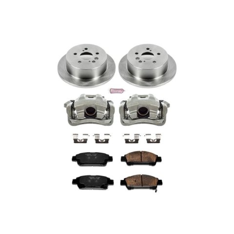 Power Stop 04-10 Toyota Sienna Front & Rear Autospecialty Brake Kit w/Calipers (1x psbKCOE5438A, 1x psbKCOE5498) thumbnail 4