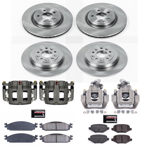Power Stop 2009 Ford Flex Front & Rear Autospecialty Kit w/Cals (Bundled Kit) thumbnail 2