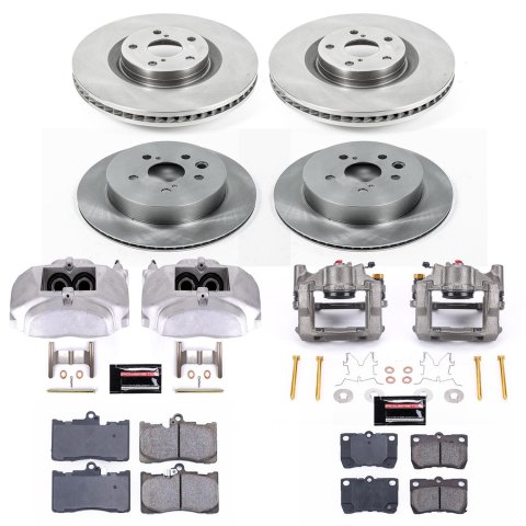 Power Stop 09-11 Lexus GS350 Front & Rear Autospecialty Kit w/Cals (Bundled Kit) thumbnail 2