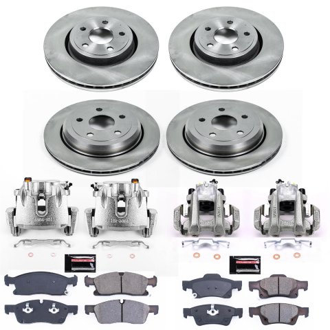 Power Stop 11-17 Dodge Durango Front & Rear Autospecialty Kit w/Cals (Bundled Kit) thumbnail 1