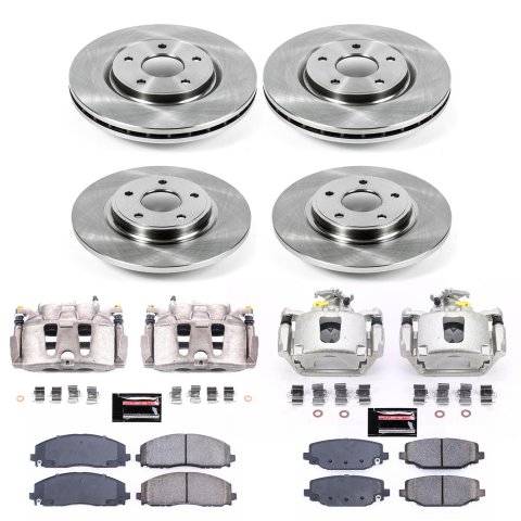 Power Stop Chrysler Town &amp Front & Rear Autospecialty Kit w/Cals (Bundled Kit) thumbnail 1