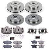 Power Stop 2012 Honda Civic Front & Rear Autospecialty Brake Kit w/Calipers (1x psbKCOE6319, 1x psbKCOE1243) thumbnail 2