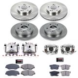 Power Stop 13-15 Acura ILX Front & Rear Autospecialty Brake Kit w/Calipers (1x psbKCOE3055, 1x psbKCOE1243) thumbnail 2