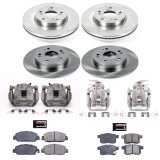 Power Stop 13-17 Honda Accord Front & Rear Autospecialty Brake Kit w/Calipers (1x psbKCOE5368A, 1x psbKCOE6777A) thumbnail 2