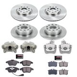 Power Stop 2013 Audi A3 Front & Rear Autospecialty Brake Kit w/Calipers (1x psbKCOE2259A, 1x psbKCOE5671) thumbnail 2