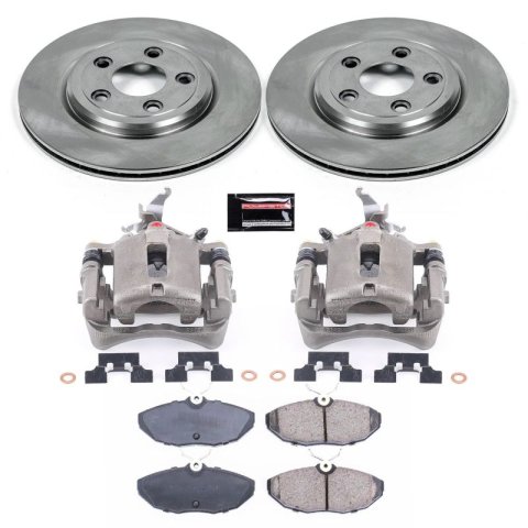 Power Stop 00-06 Lincoln LS Front & Rear Autospecialty Brake Kit w/Calipers (1x psbKCOE1351, 1x psbKCOE1361) thumbnail 3