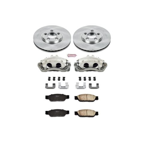 Power Stop 00-06 Lincoln LS Front & Rear Autospecialty Brake Kit w/Calipers (1x psbKCOE1351, 1x psbKCOE1361) thumbnail 4