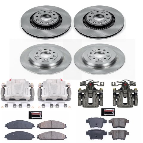 Power Stop 05-07 Ford Five Hundred Front & Rear Autospecialty Kit w/Cals (Bundled Kit) thumbnail 2